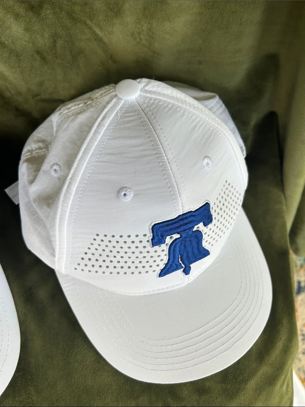 Live lucky and liberty bell front baseball caps   See pictures.